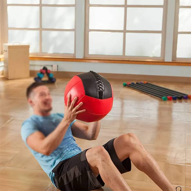 pelota medicinal 2 kg gym